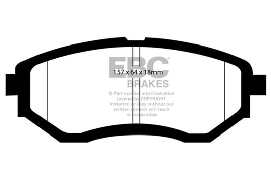 Ebc DP21583 EBC Greenstuff Brake Pad Sets
