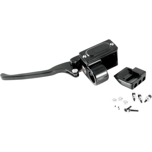Gma Engineering GMA-HC-5-B Hydraulic Clutch Master Cylinder Assembly w/ Switch Kit for 1in. Handlebar - 9/16in. Bore - Black