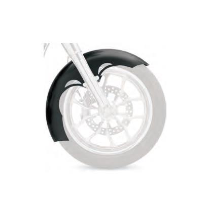 Klock Werks KWF-01-0107-2014 Tire Hugger Series Tude Front Fender with Mounting Blocks for 21in. Wheel
