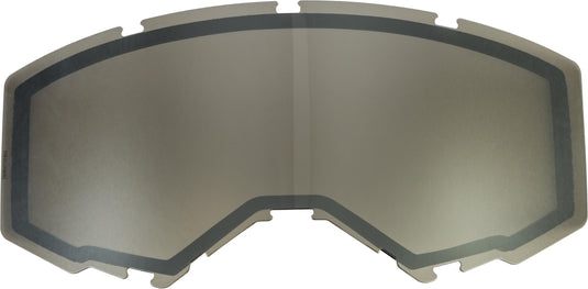 Fly Racing 2019 Non-Vented Dual Lens - Silver Mirror/ Smoke