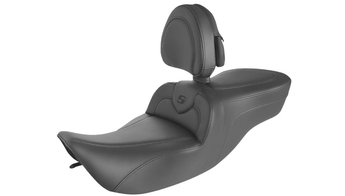 Saddlemen 897-06-187BR Road Sofa Seat - with Driver's Backrest