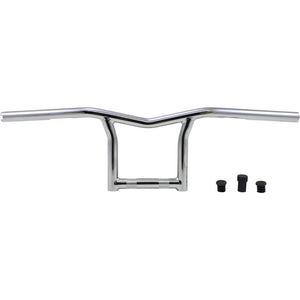 Burly Brand B12-6030C 1in. Sid Handlebar - Chrome - 8in. End Rise