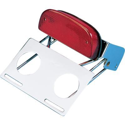 Drag Specialties DS-272026 Custom Taillight/Chrome Bracket Assembly