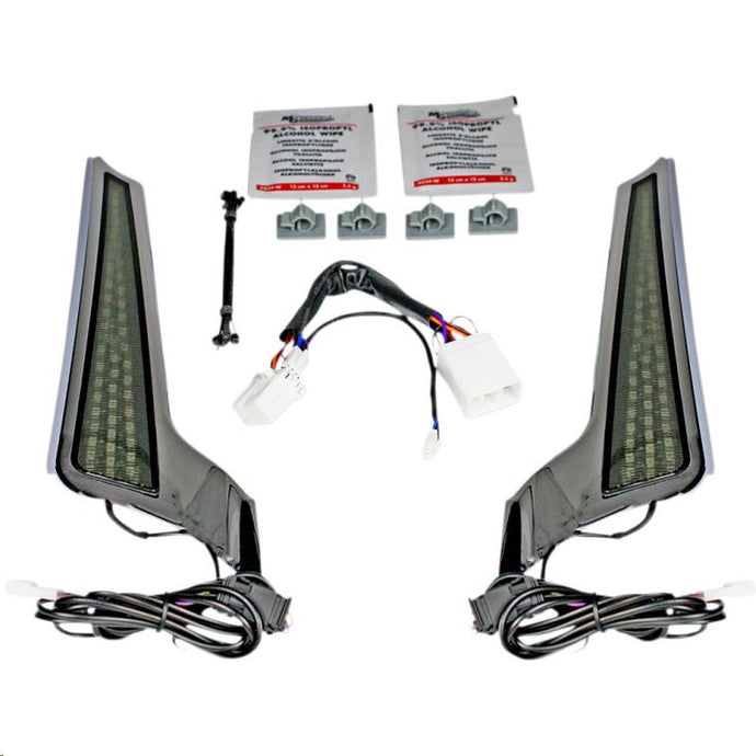 Custom Dynamics CD-FASCIA-HD-CS Fascia LED Panel - Chrome With Smoked Lens