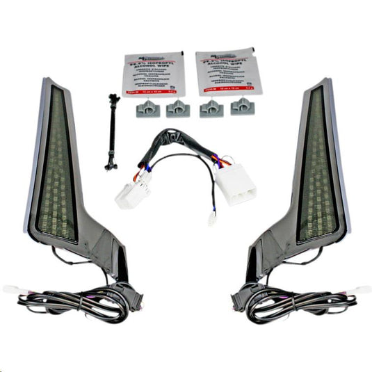 Custom Dynamics CD-FASCIA-HD-CS Fascia LED Panel - Chrome With Smoked Lens