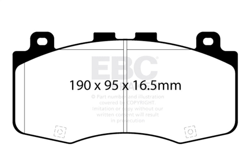 Load image into Gallery viewer, Ebc DP42400R EBC Yellowstuff Brake Pad Sets

