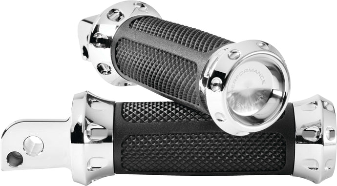 Performance Machine 0035-1245M-CH Overdrive Footpegs - Passenger - Chrome