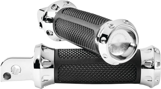 Performance Machine 0035-1245M-CH Overdrive Footpegs - Passenger - Chrome