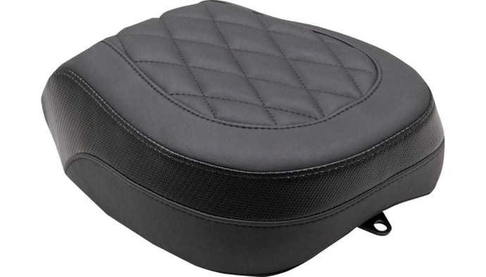 Mustang 89741 Recessed Passenger Seat - Diamond Stitch - Black