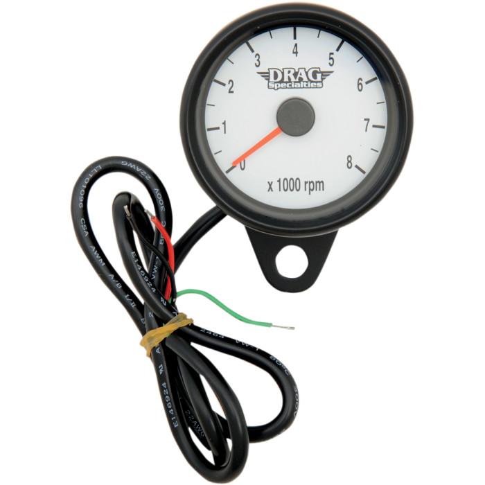 Drag Specialties 2211-0126 Matte Black 2.4in. Mini Electronic 8000 RPM ...