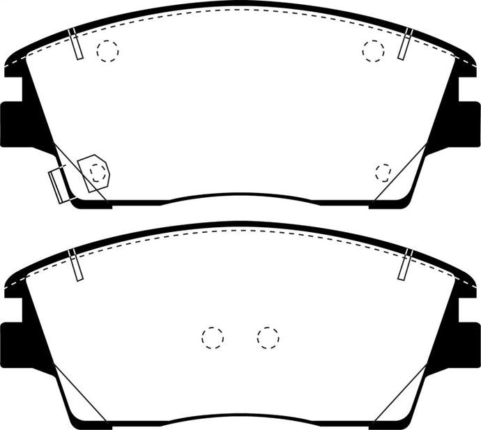Ebc DP43053R EBC Yellowstuff Brake Pad Sets