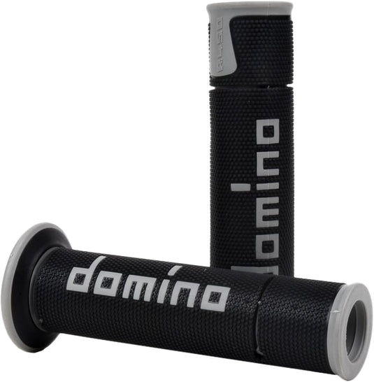Domino A45041C5240B7-0 A450 Road Racing Grip - Black/Gray