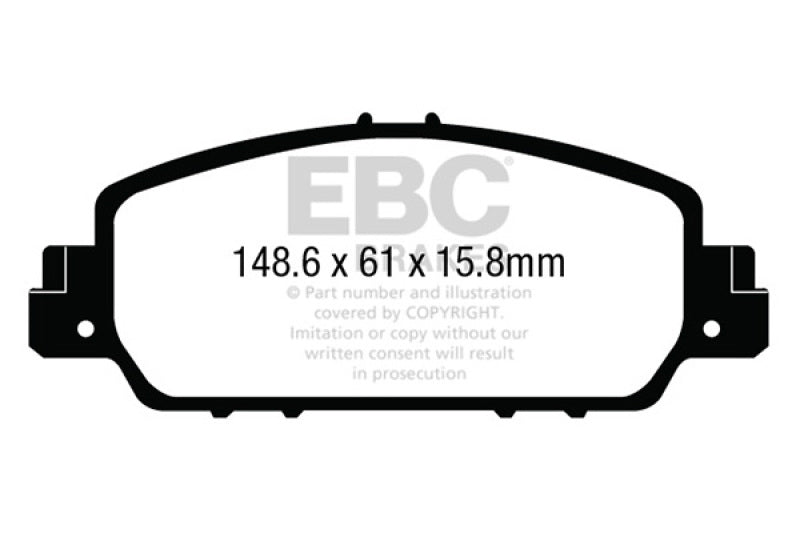 Load image into Gallery viewer, Ebc DP53014NDX EBC Bluestuff Brake Pad Sets
