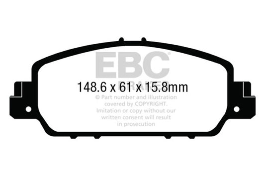 Ebc DP53014NDX EBC Bluestuff Brake Pad Sets