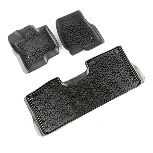 Rugged Ridge 82987.05 RUG Floor Liners - Black
