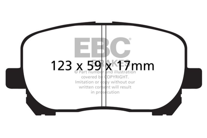 Ebc DP31637C EBC Redstuff Brake Pad Sets