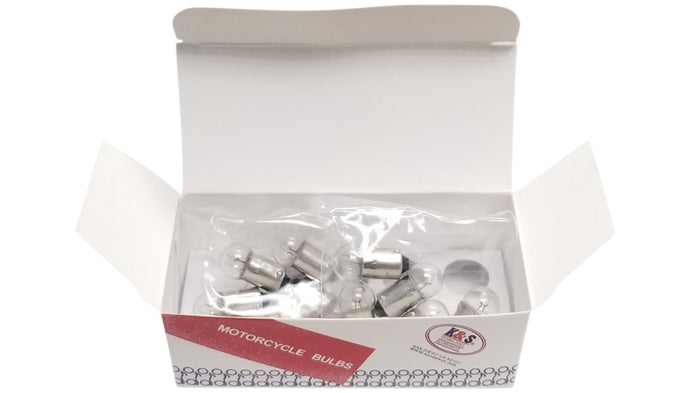 K&S Technologies 25-8017P Replacement bulbs for Mini-Stalk Marker Lights - clear - 10-pack