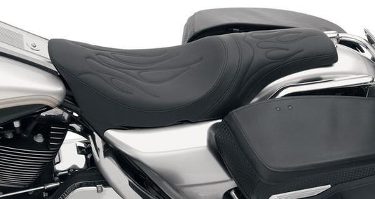 Drag Specialties 0801-0213 Predator Seat - Flame Stitch