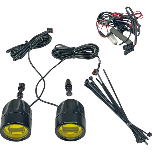 Custom Dynamics PB-FOG-UNV-YB Probeam LED Halo Fog Lights - Black