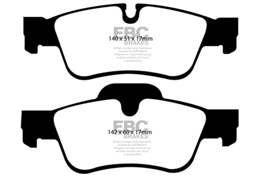 Ebc DP41593R EBC Yellowstuff Brake Pad Sets
