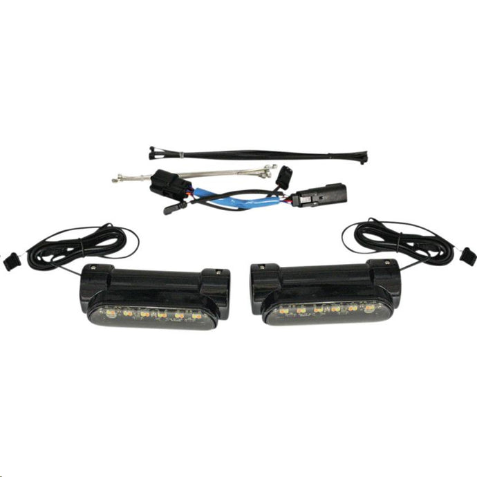 Custom Dynamics CD-CB-AW-SS6-B Engine Guard LED - Gloss Black