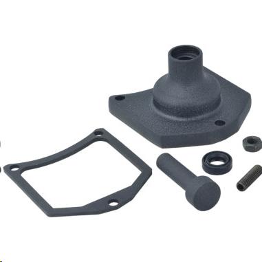 Drag Specialties 2110-0997 Solenoid End Cover/Starter Button - for 1.5 and 1.8kW Starters - Black Wrinkle