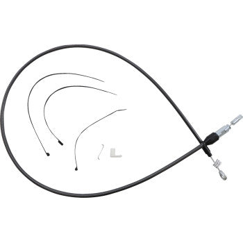 Magnum 423418HE Alternate Length Black Pearl Quick Connect Braided Upper Clutch Cable - 52in.