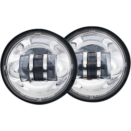 Rivco Products LED-135C 4.5in. LED Passing Lamps - Chrome