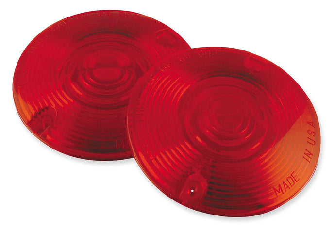 Chris Products DHD4R Turn Signal Lens Flat Style - Red