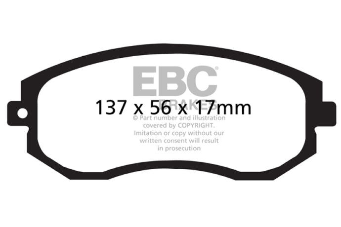 Ebc DP21884 EBC Greenstuff Brake Pad Sets