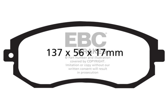 Ebc DP21884 EBC Greenstuff Brake Pad Sets