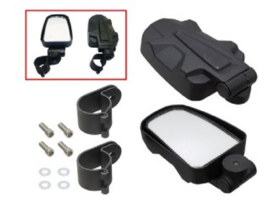 Bronco AC-12359 Side View Mirror - Fits 1.7in. and 2in. Tube