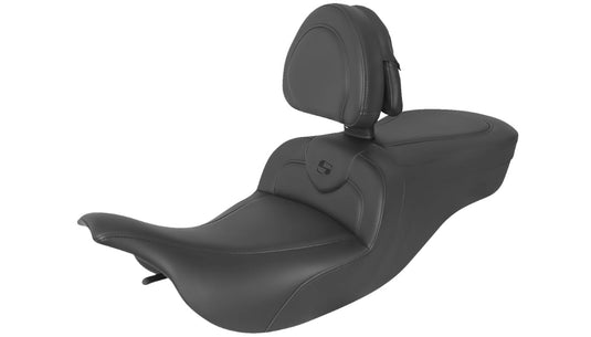 Saddlemen 897-07-187BR Road Sofa Seat - with Driver's Backrest