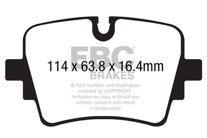 Load image into Gallery viewer, Ebc DP42192R EBC Yellowstuff Brake Pad Sets
