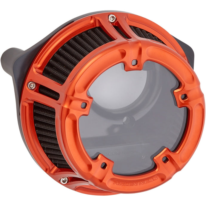 Arlen Ness 18-186 Method Clear Sucker Air Cleaner Kit - Orange Anodized