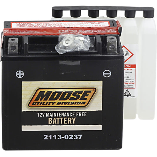 Moose Utility MTX14-BS AGM Maintenance-Free Battery