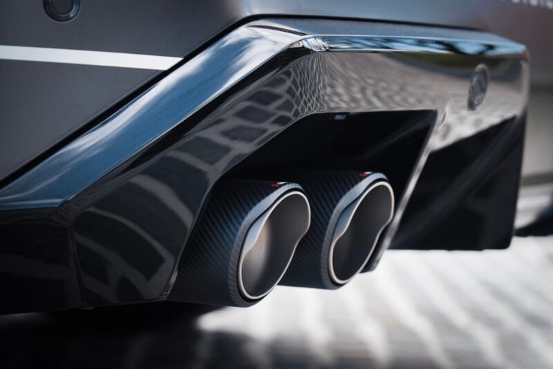 Load image into Gallery viewer, Akrapovic TP-CT/78 AKR Tail Pipe Set - Carbon
