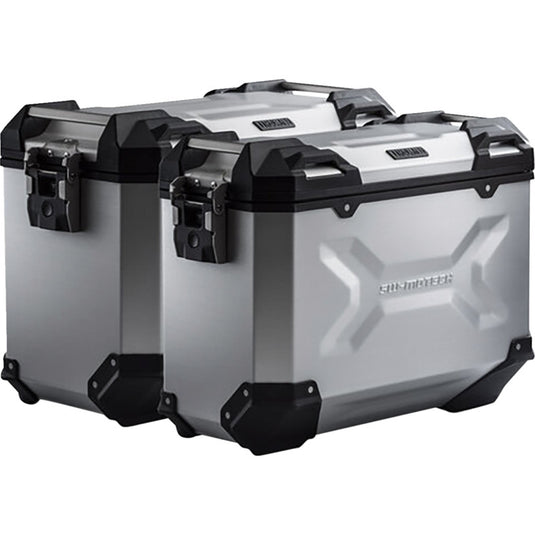 Sw-Motech KFT.07.559.70001/S TRAX ADV Side Case Set - 37/45l. - Silver