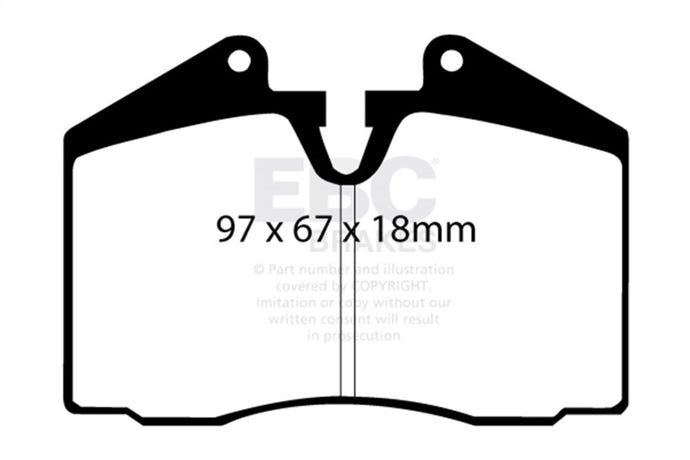 Ebc DP3612C EBC Redstuff Brake Pad Sets
