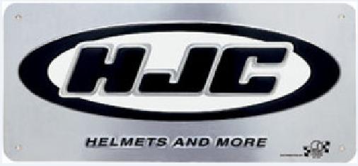 Hjc 09-979 HJC Metal Sign - 24in. by 10in.