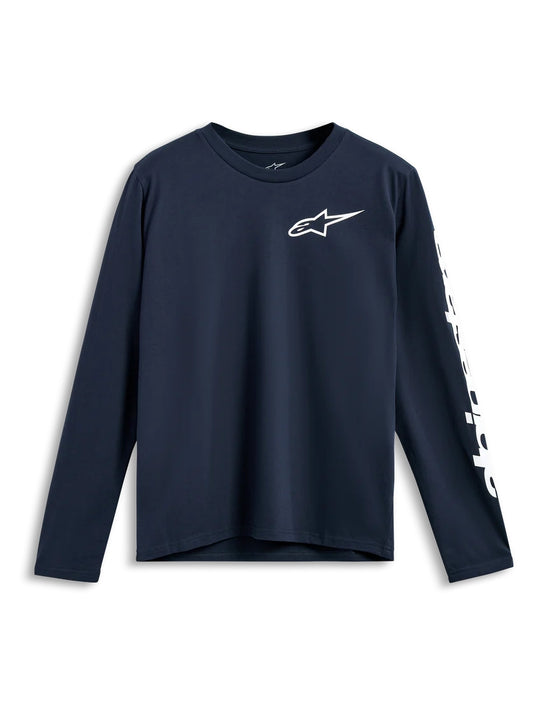 Alpinestars Trackside Long Sleeve CSF Tee (XX-Large, Navy)