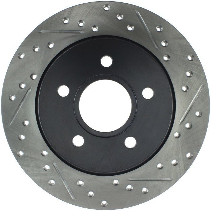 Load image into Gallery viewer, Stoptech 127.61099L ST Slot &amp; Drill Brake Rotors
