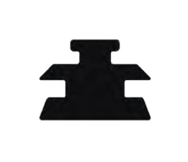 Sp1 915-43-80SH Universal UHMW Tunnel Protector - 43in. L x 3/4in. H