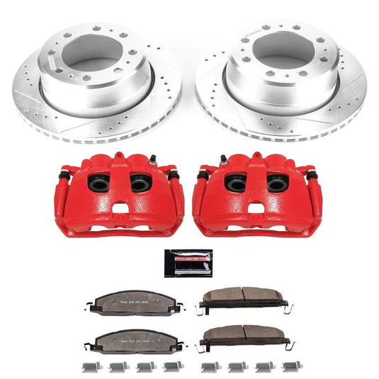Powerstop KC7131-36 PSB Red Calipers