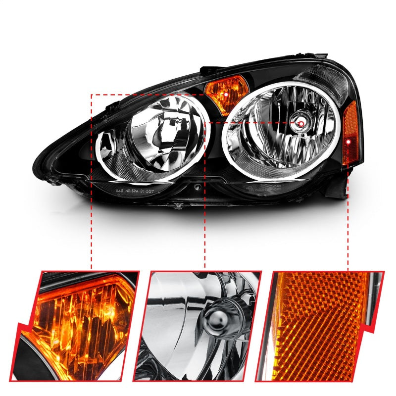 Load image into Gallery viewer, Anzo 121209 ANZ Crystal Headlights
