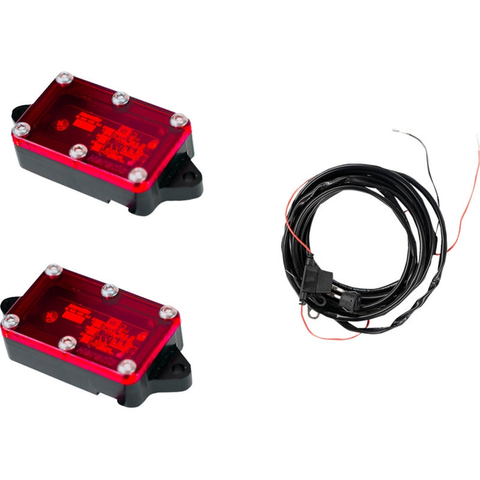 Heretic Studio 70020 LED Rock Lights - 2 Pack - Red