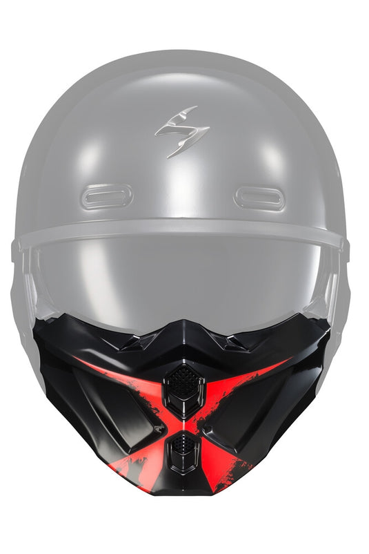 Scorpion X-Ray Mask for Covert X Helmets - Gloss Red