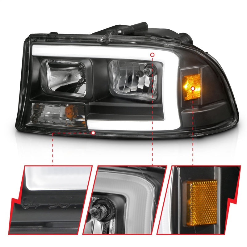 Load image into Gallery viewer, Anzo 111591 ANZ Crystal Headlights
