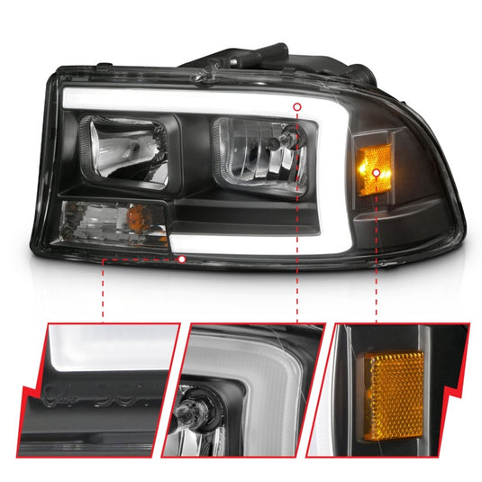 Anzo 111591 ANZ Crystal Headlights