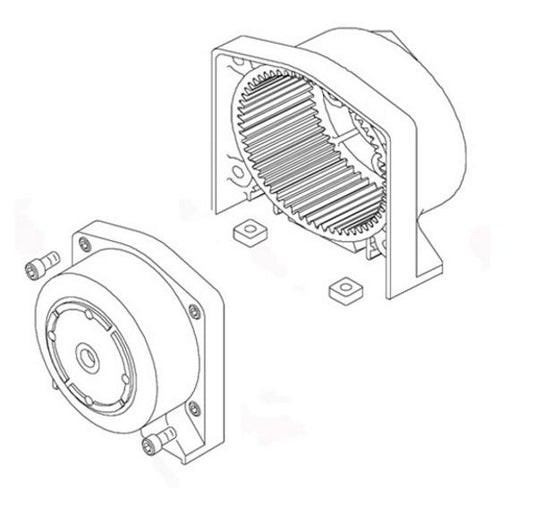 Bronco AC-12002J End Housing Clutch Assembly for Bronco 2500/3000lb. Winches